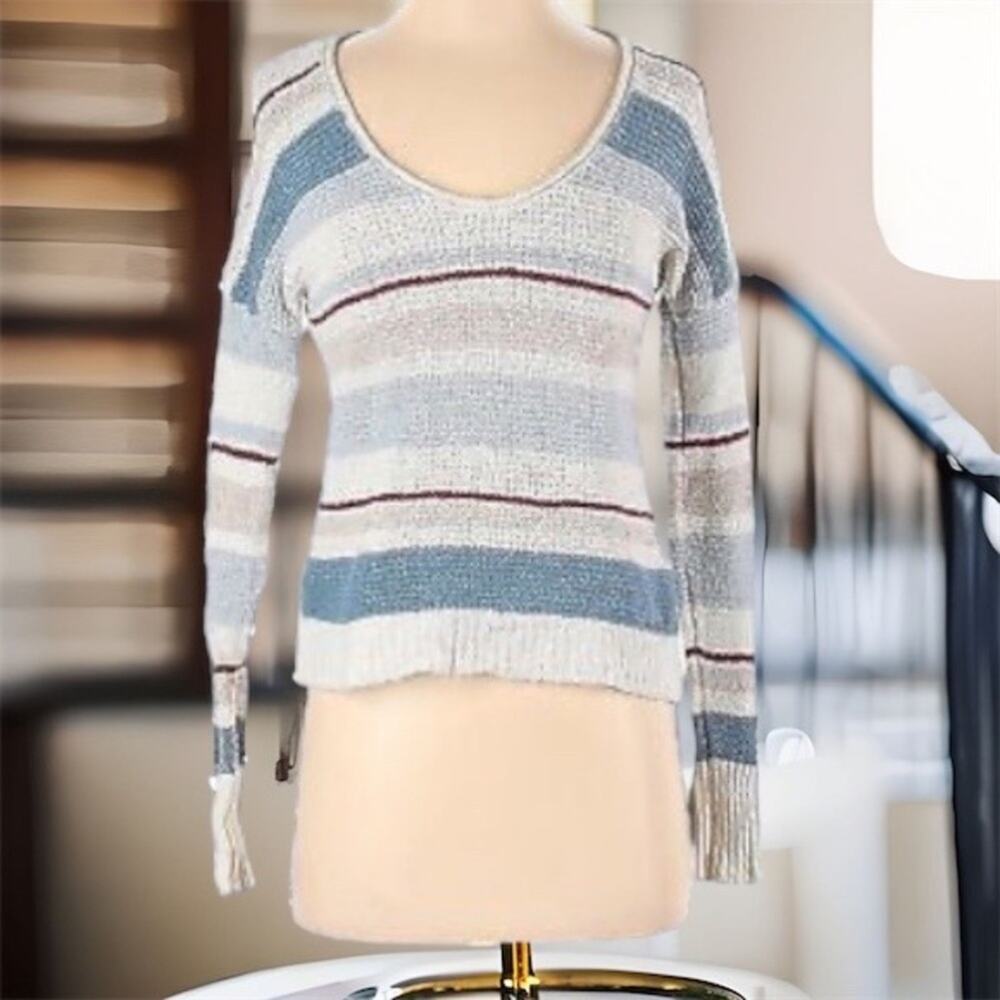 Abercrombie & Fitch Women Blue Pullover Sweater XS wonderful condition